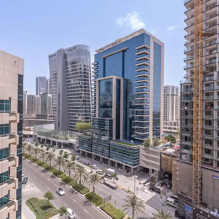 Dazzling Studio In Business Bay With Stunning Views Dubai Buitenkant foto