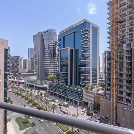 Dazzling Studio In Business Bay With Stunning Views Dubai Buitenkant foto