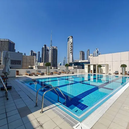 Dazzling Studio In Business Bay With Stunning Views Dubai Buitenkant foto